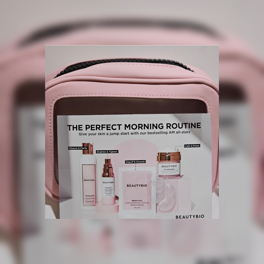 BeautyBio "Perfect Morning Routine" With Case New! - Picture 2 of 9